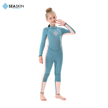 Seaskin 2mm satu piece neoprene back zip anak menyelam setelan penuh