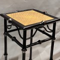 Supporto per piante in rattan alto in bambù Qiong stile Ming