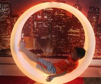 Outdoor Garden Plastic LED Swing Chair: A Fun Entertainment Option for Kids