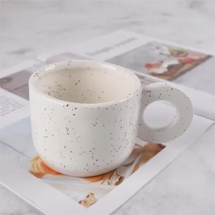 Wholesale Pottery Clay Matte Glaze Ceramic Coffee Tea Mug Cup Set Without Saucer