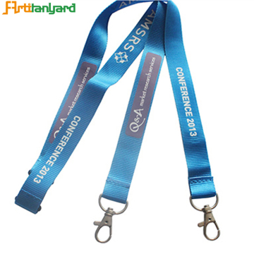Promotional Silk Screen Printing Customized Nylon Lanyard