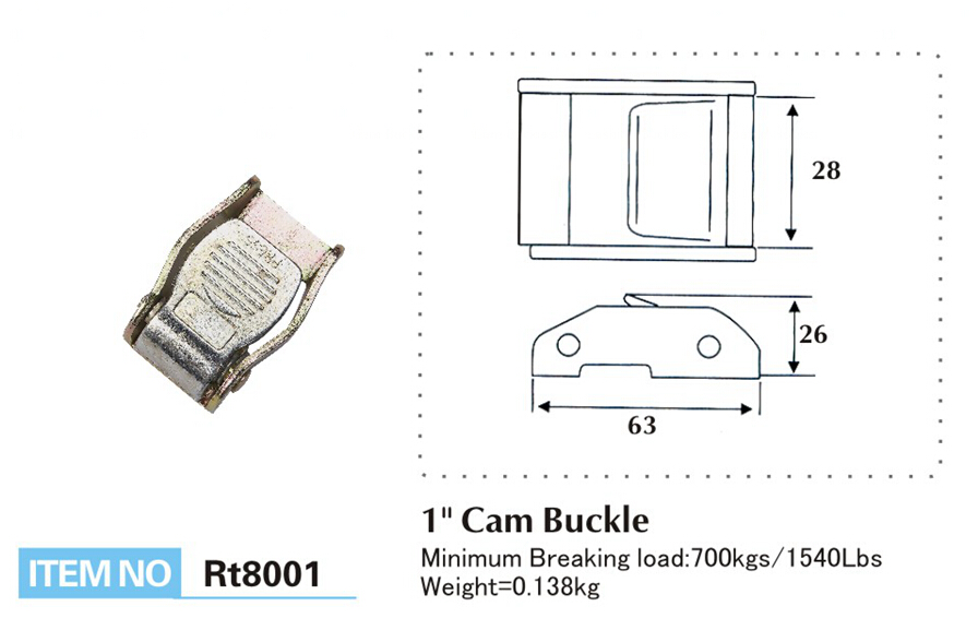 Cam Buckle Size