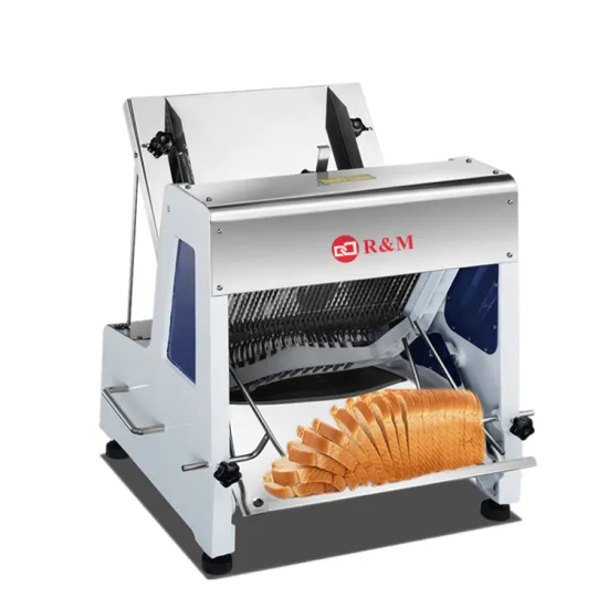 Portable Counter Top Bread Slicer: Mini Electric Bagel and Loaf Cutter for Home & Industry