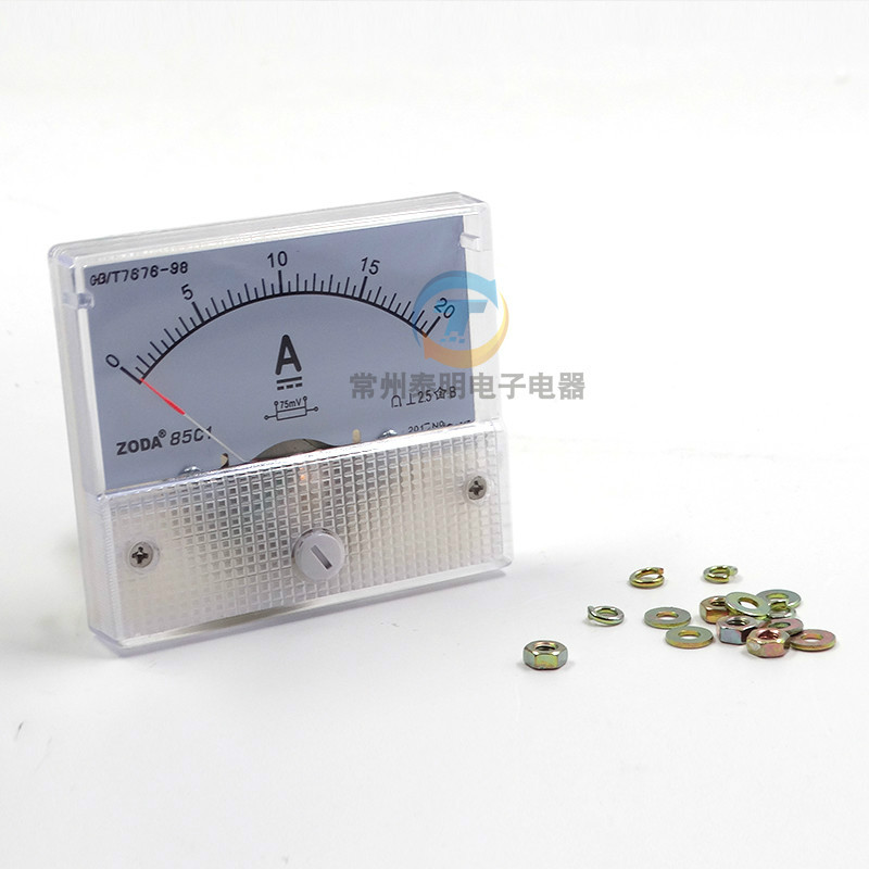 85C1 85C1-A DC Analog Ammeter Current Panel Meter Gauge Ameter DC 1A 2A 3A 5A 10A 20A 30A