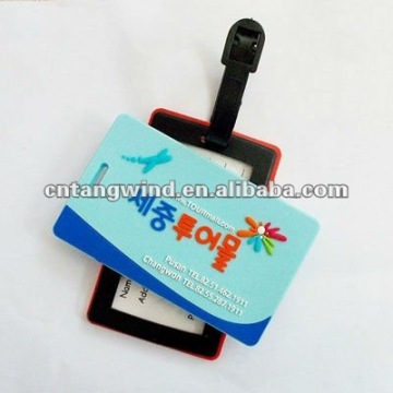 rubber silicone luggage tag