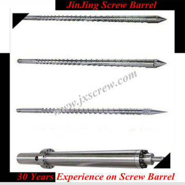 tungsten carbide screw barrel,bimetallic screw barrel for jsw injection moulding machines