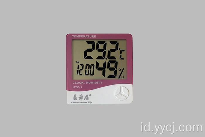 Suhu dan hygrometer elektronik HTC-1