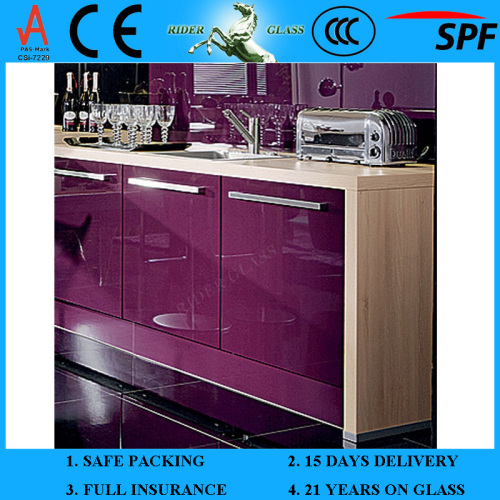 3-6mm Purple Spandrel Painted Lacquered Ceramic Glass