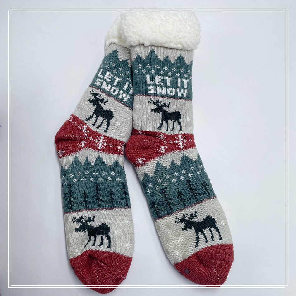 Animal gestrickte Winterhaus in der Innenhäuser Slipper Socken