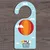 New Promotional advertising plastic caution tag cheap door hangers