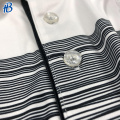 white black threads design clothing polo shirts