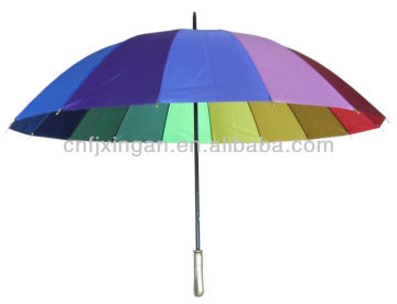 colorful golf umbrella