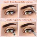 Thin Flat Eyeshadow Eyebrow Concealer Brush Eyeliner Brushes