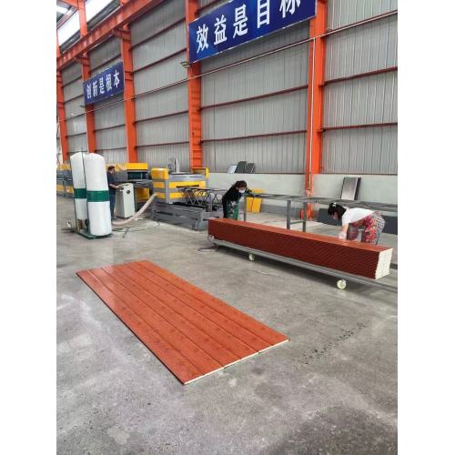 Reddish Brown Bark Pattern Metal Carved Board Exterior Wall Insulation Decorative Board