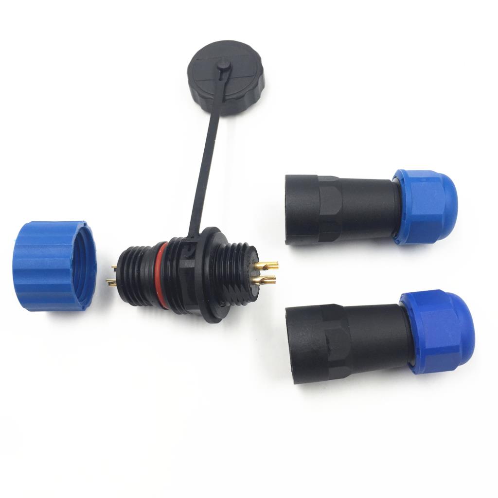 Waterproof Docking Connector Aviation Plug Plugs Sp13 2pin 3pin 4pin 5pin 6pin 7Pin IP68 Cable Connector SP1310