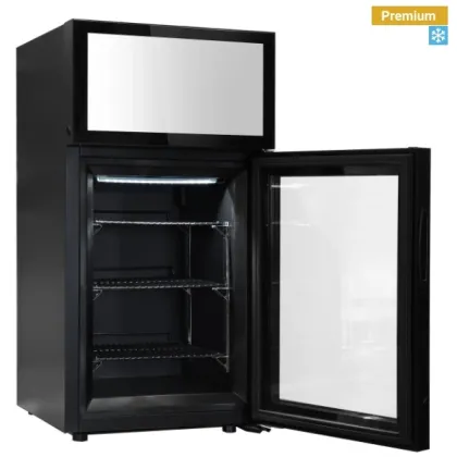 Minibar Freezer with 1 Glass Door & Advertising Display