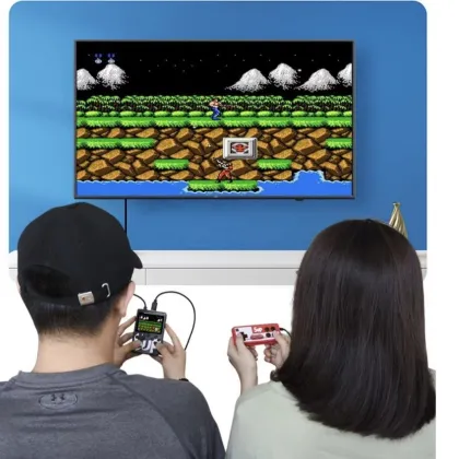 400-in-1 Retro Game Console: Classic 8 Bit Handheld Video Game Player
