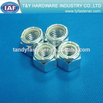 carbon steel nylon nut din982