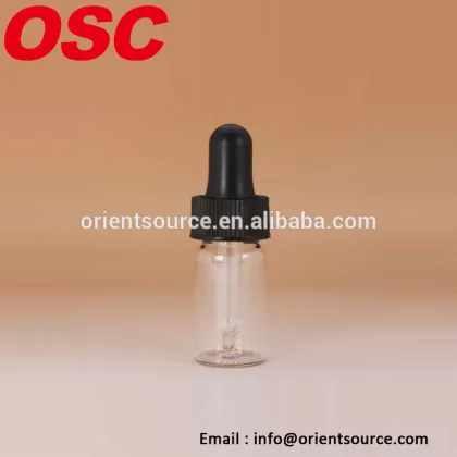 Neil polish highly praised glass dropper vial for beauty with printing