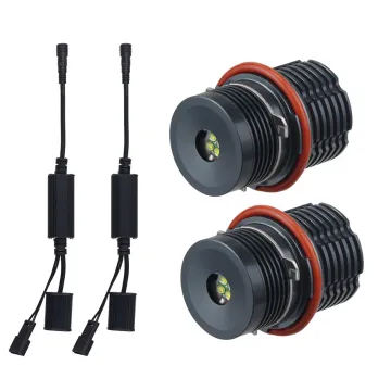 40W 80W 4LED CRE E H8 E92 LED Marker Angel Eyes Bulbs for BMW E60 E70 E90 E92 E93