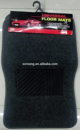High quality and inexpensive car carpet mats,Universal 4pcs auto foot carpet mats,carpet car mat universal for promotion