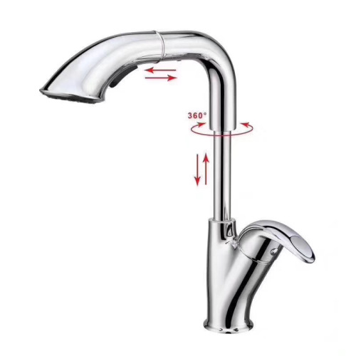 Single hole basin pillar cock zinc home decoration faucet