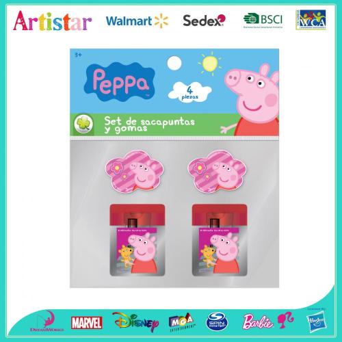 PEPPA PIG opp bag packing stationery set