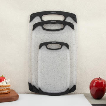 Eco-Friendly BPA-Free PP Rectangle Cutting Board with Juice Grooves