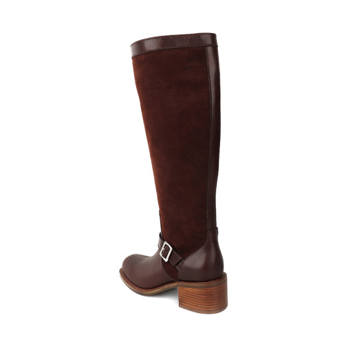 Durable Rubber Sole Knee-High Boots