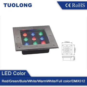 recessed floor ip67 led inground light 3w paving stone lighting