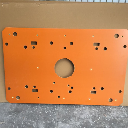 Processing Orange Phenolic Laminate Bakelite Board