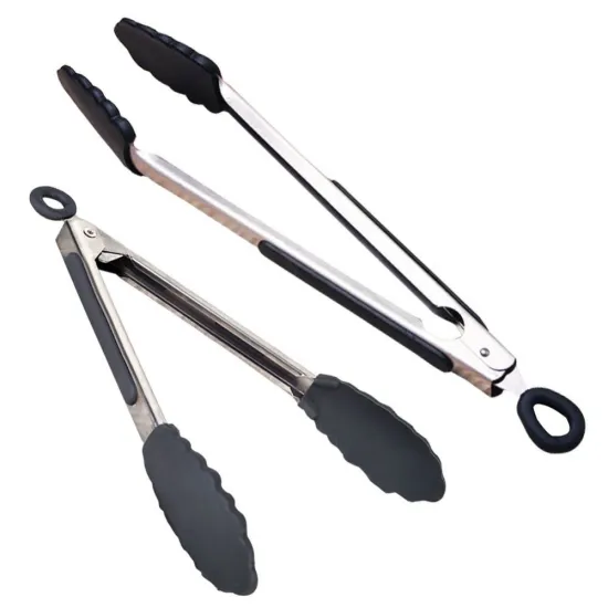 Stainless and Silicone Tongs Kitchen Tongs Kitchen Tools