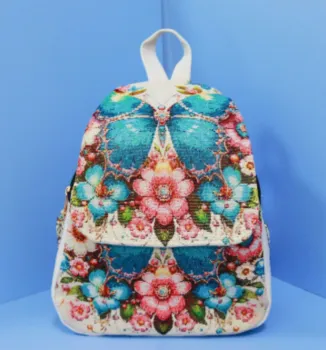 Bohemian Yarn-Dyed Jacquard Woven Multifunctional Backpack
