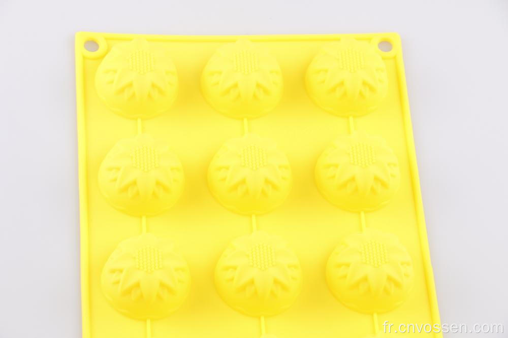 Moule de cuisson à fleurs en silicone de 15 formes différentes