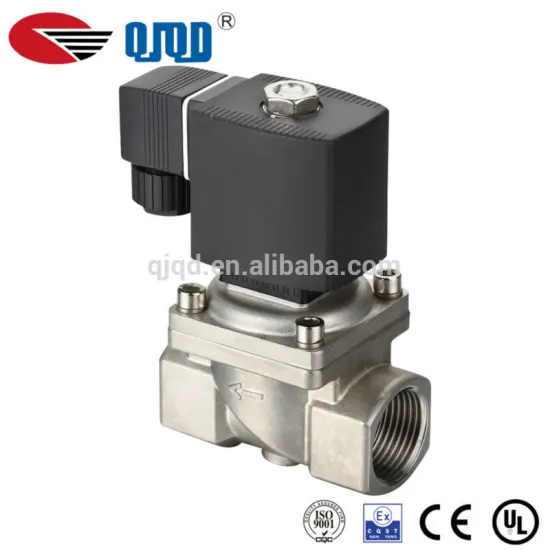 Stainless Steel Body Normally Closed Solenoid Valve Zero Pressure