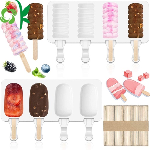 Moule à crème glacée en silicone Popsicle de haute qualité