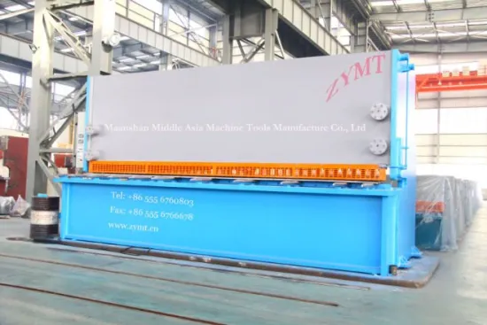 Hydraulic metal shearing machine