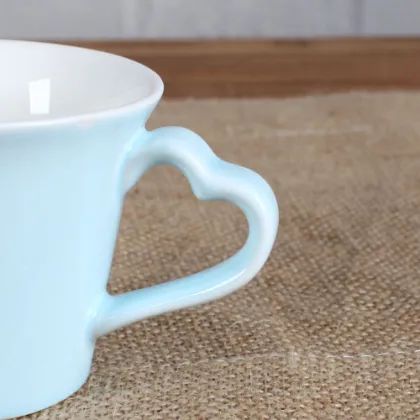 7OZ sky sweet love  cup and saucer