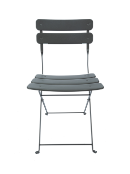 Outdoor Metal Folding Stretched Slat Chair(3Seat & 2Back)