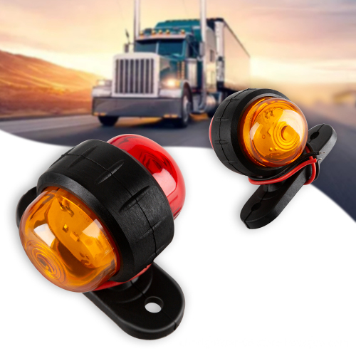 Mini Durable 12V 24V Side Marker Light - Universal Trailer Truck Turn Signal Replacement