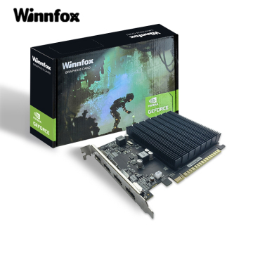 بطاقة رسومات GT 730 عالية الأداء مع ذاكرة DDR3 4 جيجابايت: HDMI 1.4b التوافق والإخراج الرباعي