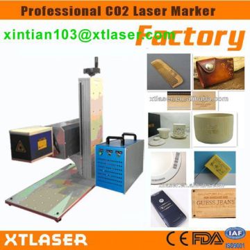 Air Cooling Mini Co2 Laser Marking Machine For Paper