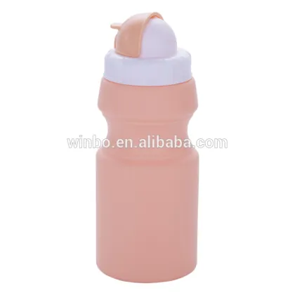 Bottle with soft surface