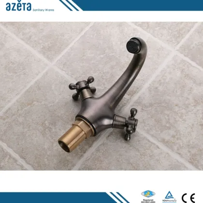 Elegant Design Double Handle Antique Brass Delta Faucet