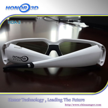 3D Plastic glasses shutter head mounted 3D glasses for 3d Games and movies cheap price