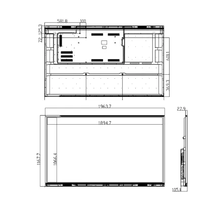 86-inch smart conference tablet
