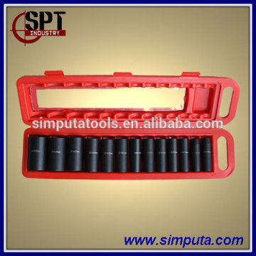 13pcs 1/2" Deep Wall Impact Socket Set (SPT-1010B)