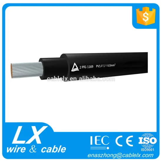 single core PV1-F solar cable for solar energy