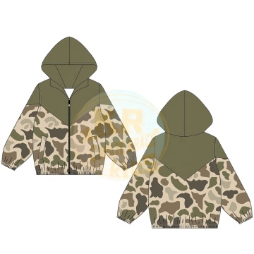 Kerui Kids Hooded Coat - Fall Halloween Jacket with Long Sleeves and Zipper for Boys