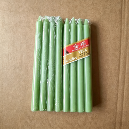 Green Candles Wholesale Colored Paraffin Private Label